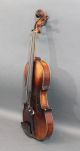 Antique 4/4 German Strad Copy Figured Maple Violin & Eastman Bow,  Case,  Nr String photo 3