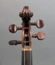 Antique 4/4 German Strad Copy Figured Maple Violin & Eastman Bow,  Case,  Nr String photo 7