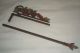 Antique Victorian Salvaged Cast Iron Floral Curtain Drapery Hardware Accessories Metalware photo 5
