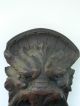 Antique Oak Carved Griffin Lion Face Plaque Architectural Figure Carved Figures photo 2