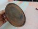 Antique /vintage Old Primitive Wooden Bowl Plate Primitives photo 10