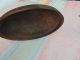 Antique /vintage Old Primitive Wooden Bowl Plate Primitives photo 8