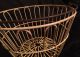 Large Antique Industrial Heavy Duty Rubber Coated Wire Egg Basket Clam Gathering Primitives photo 10