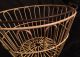 Large Antique Industrial Heavy Duty Rubber Coated Wire Egg Basket Clam Gathering Primitives photo 10