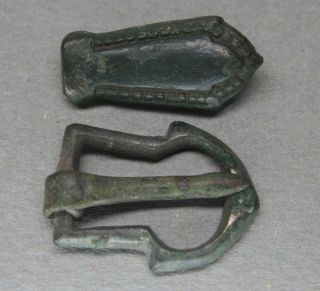 Bronze Belt Buckle,  Strap End Viking Period photo