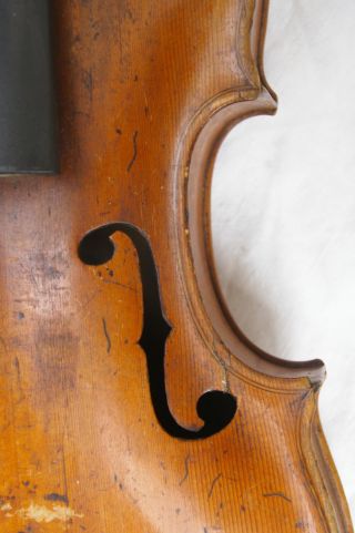 Antique Baroque 18th C.  Violin From Klingenthal With Neck photo