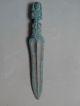 Antique Chinese Ancient Weapon The Ancient Bronze Spearhead Swords photo 3