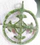 Rare Viking Bronze Open Work Cross Pendant - Very Well Preserved - Ii45 Roman photo 1
