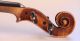 Old Fine Violin Labeled Aldric Paris Geige Violon Violino Violine Fiddle Italian String photo 9