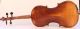Old Fine Violin Labeled Aldric Paris Geige Violon Violino Violine Fiddle Italian String photo 6