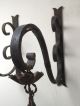 Antique Vintage French Wrought Iron Petite Lanterns Gothic Rustic Wall Lights Chandeliers, Fixtures, Sconces photo 10