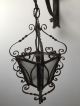 Antique Vintage French Wrought Iron Petite Lanterns Gothic Rustic Wall Lights Chandeliers, Fixtures, Sconces photo 7