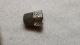Antique Sterling Silver Thimble Size 10 Plain & Diamond Panels Thimbles photo 1