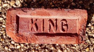 Antique Vintage King Brick Historical Ulster Landing York photo