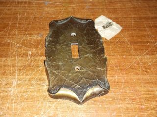 Amerock Bronze Single Outlet Plate Cover Vintage Carriage House photo