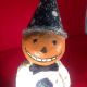 Halloween Folk Art Pumpkin Man Statue/figurine Primitive Fall Decor  Primitives photo 2