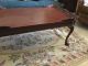 Antique Carved Mahogany Chippendale Coffee Table 1900-1950 photo 3