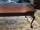 Antique Carved Mahogany Chippendale Coffee Table 1900-1950 photo 6