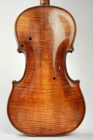 Antique Violin Circa 1890 - Highly Flamed Maple,  No Cracks.  Restoration Project photo
