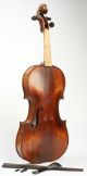 Antique Violin Circa 1890 - Highly Flamed Maple,  No Cracks.  Restoration Project String photo 1