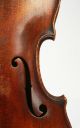 Antique Violin Circa 1890 - Highly Flamed Maple,  No Cracks.  Restoration Project String photo 6