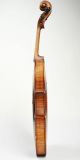 Antique Violin Circa 1890 - Highly Flamed Maple,  No Cracks.  Restoration Project String photo 8