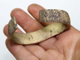 Ancient Viking Bronze Bracelet. ,  Relict. photo