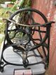 Antique Treadle Sewing Machine Cast Iron Base,  Table Legs,  Industrial Age Sewing Machines photo 1