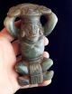 Jade Pre Columbian Figurine - Mesoamerican Statue - Antique Aztec/mayan Artifacts The Americas photo 11