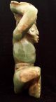 Jade Pre Columbian Figurine - Mesoamerican Statue - Antique Aztec/mayan Artifacts The Americas photo 3