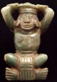 Jade Pre Columbian Figurine - Mesoamerican Statue - Antique Aztec/mayan Artifacts The Americas photo 7