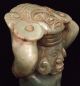 Jade Pre Columbian Figurine - Mesoamerican Statue - Antique Aztec/mayan Artifacts The Americas photo 8