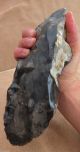 Giant 27cm Acheulian Biface - Cleaver,  Found Kent A955 Neolithic & Paleolithic photo 3