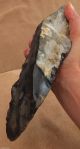 Giant 27cm Acheulian Biface - Cleaver,  Found Kent A955 Neolithic & Paleolithic photo 4