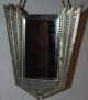 Lovely Carved Silvered Wooden Art Deco Mirror,  France,  1930 ' S Art Deco photo 1
