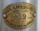 Miner ' S Safety Lamp By Mills Of Newcastle - Mining Mining photo 4