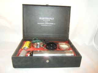 Antique Quack Medical Device Electraply Electric Shock Stimulation photo