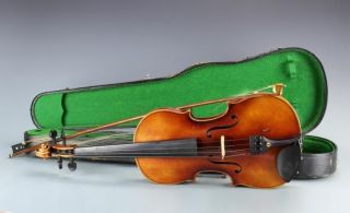 Old Antique German Violin Geige 