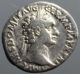 Domitianus,  Silver,  Denarius,  Minerva,  Spear,  Owl,  Minted In Rome,  92 A.  D. Roman photo 1