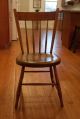 Refinished Drop Leaf Table With 6 Thumb Back Chairs 1800-1899 photo 2