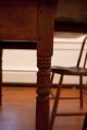 Refinished Drop Leaf Table With 6 Thumb Back Chairs 1800-1899 photo 4