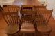Refinished Drop Leaf Table With 6 Thumb Back Chairs 1800-1899 photo 7