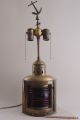Vintage Marine Lantern Table Lamp Perkins Brass Perko Port Ship Light Nautical Lamps photo 4