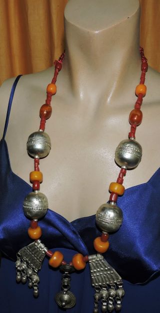Yemen / Ethiopia Pendants Large Beads Amberoid Beads Dangles photo