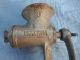 Large Vintage Universal 8 Meat Grinder With Coarse,  Medium & Fine Attachments Meat Grinders photo 1