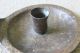 Antique Arts & Crafts Hammered Copper Chamber Stick Candle Holder Metalware photo 3