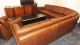 Vintage Large Brown Leather 6 Piece Modular Sofa - 1970s - Retro - Dux Signed 1900-1950 photo 1
