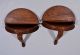 French Antique Wall Mount Nightstands Tables Sconces Carved Oak Wood (k) 1800-1899 photo 5