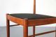 4 Teak Dining Chairs By Bramin W/ Fabric 60s Denmark | Danish Modern Stühle 1900-1950 photo 4