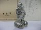 A God Of Wealth Of The Silver.  One Of Japanese Seven Lucky Gods. Other Antique Sterling Silver photo 1